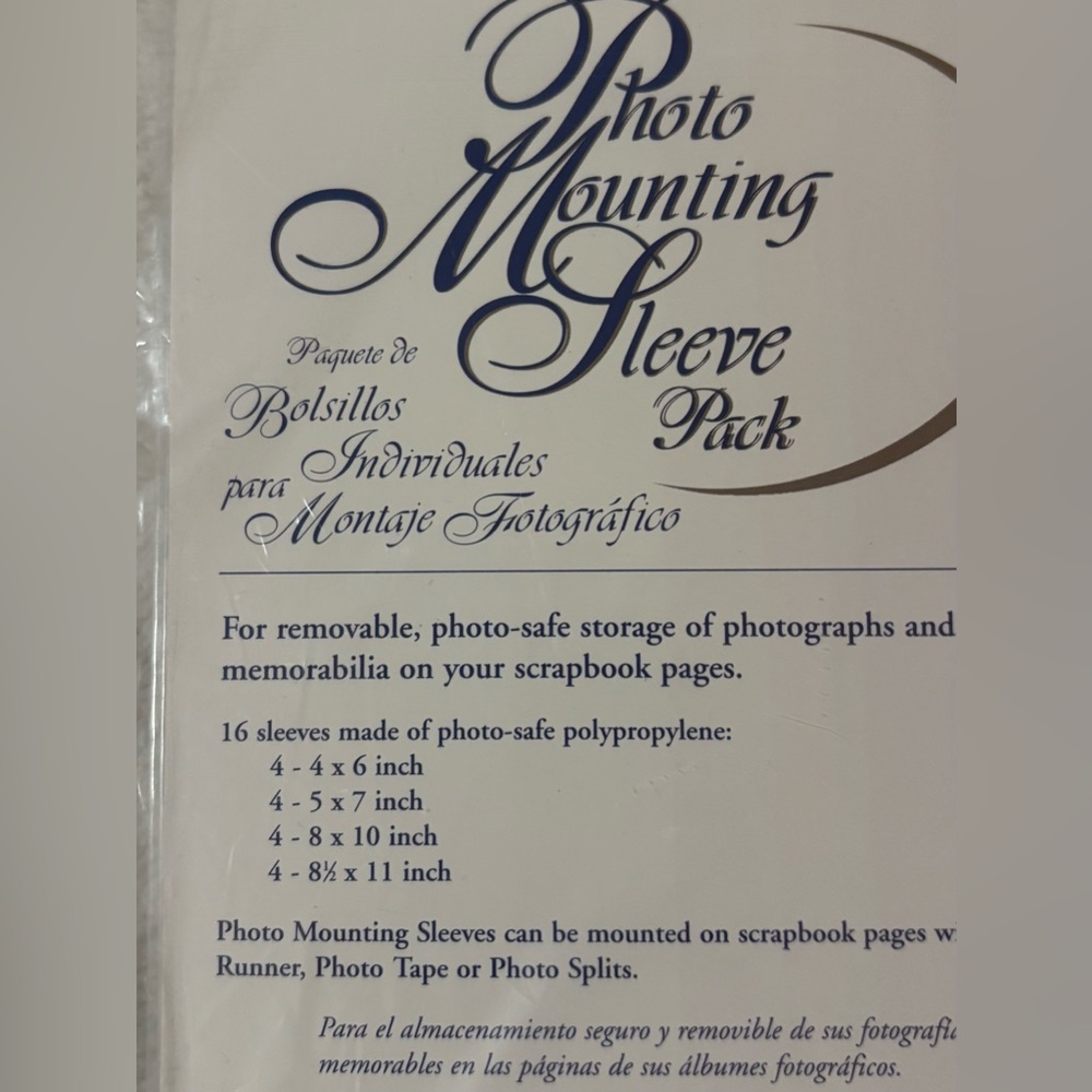 Creative Memories Photo Mounting Sleeve Pack - Picture 2 of 2